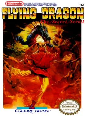 Flying Dragon - The Secret Scroll (USA) box cover front